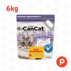 Piedra Bentonita Lavanda 6kg Can Cat (Pack Economico)