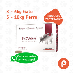 POWER COMPRIMIDOS PERRO (5.1 a 10kg) GATO (3,1 a 6kg)