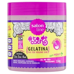 GELATINA SALON LINE TO DE CACHO VAI TER VOLUME SIM 550G - comprar online
