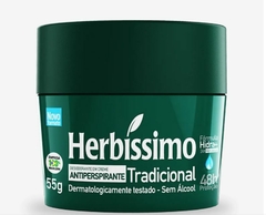 Creme Desodorante Antiperspirante Tradicional DESODORANTE EM CREME ANTITRANSPIRANTE TRADICIONAL HERBISSIMO - 55G