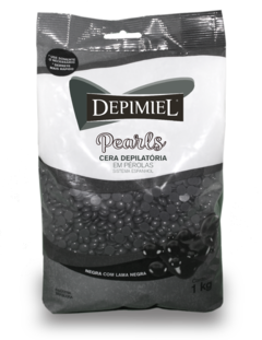 CERA DEPIMIEL NEGRA EM PEROLAS 1 KG