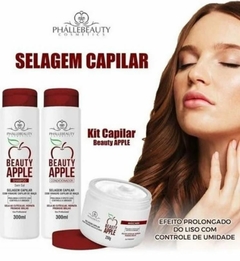 Kit Capilar Shampoo Condicionador e Mascara Beauty Apple Phallebeauty