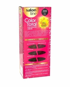 Coloração creme Color Total 3.66 Acaju Purpura Salon Line