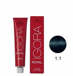 Coloração Igora Royal 1.1 Preto Azulado- 60g