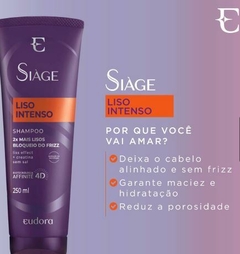 Shampoo Siàge Liso Intenso 250ml