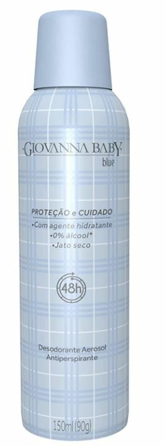 DESODORANTE AEROSOL GIOVANNA BABY AZUL - 90G