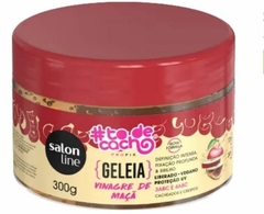 Geleia Capilar #todecacho Vinagre de Maçã, 300g, Salon Line, Salon Line, Transparente, 300