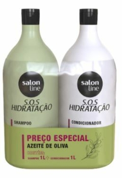 Kit Shampoo + Condicionador Salon Line SOS Hidratação Ultra Cachos 1000m
