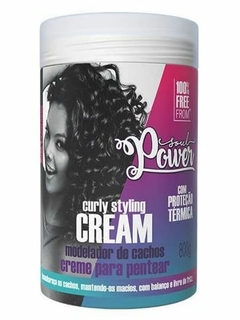 Creme Para Pentear Curly Styling Cream Soul Power 800g