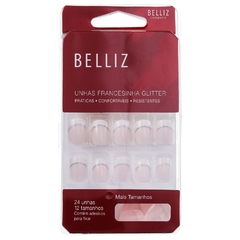 UNHAS POSTICA BELLIZ GLITER CREME R.1293