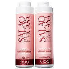 KIT EICO SHAMPOO E CONDICIONADOR  SALAO EM CASA-  800ML