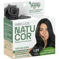 TINT.NATUCOR NORMAL 1.01 PRETO CARVAO - comprar online