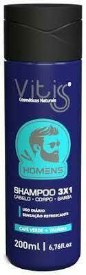 SHAMPOO VITISS MASCULINO 3 X 1 200ML