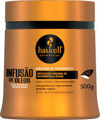 MASCARA CAPILAR HASKELL INFUSAO DE OLEO 500G  