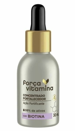  Concentrado Fortalecedor Força Vitamina Biotina 30mL - UN