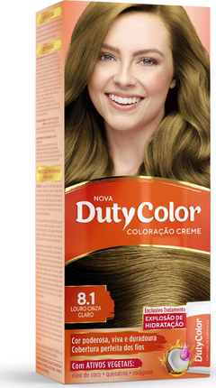 COLORACAO DUTY COLOR 8.1 LOURO CINZA CLA