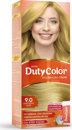 COLORACAO DUTY COLOR 9.0 LOURO S.CLARO