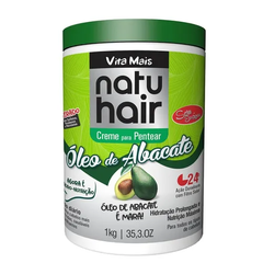 CREME PENTEAR NATU HAIR 1KG OLEO DE ABACATE