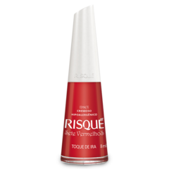 ESMALTE RISQUE 7 VERMELHOS TOQUE DE IRA 8ML