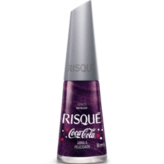 ESMALTE RISQUE COCA COLA ABRA FELICIDADE