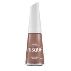 ESMALTE RISQUE LINDA LEVE E NUDE 8ML