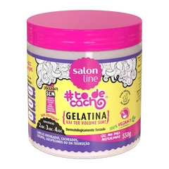 GELATINA SALON LINE TO DE CACHO VAI TER VOLUME SIM 550G na internet