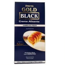 CREME ALISANTE GOLD BLACK  MEL FINOS - 80G UN