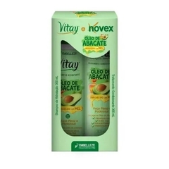 KIT NOVEX VITAY SHAMPOO E CONDICIONADOR ABACATE E MEL 300ML 