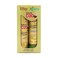 KIT NOVEX VITAY SHAMPOO E CONDICIONADOR OLEO DE COCO