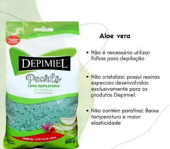 Depimiel Cera Depilatória em Pérolas Vegetal com Aloe Vera - 500g na internet