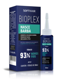 Tônico Nasce Barba Bioplex Soft Hair 60 ML