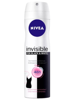 Desodorante Aerosol Nivea Invisible For Black e White