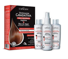 Kit Defrisagem Gradativa Capicilin Arginina E Óleo De Argan