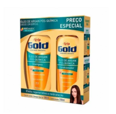 KIT NIELY GOLD SHAMPOO E CONDICIONADOR OLEO DE ARGAN POS QUIMICA - comprar online