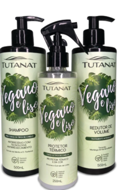 KIT REDUTOR DE VOLUME VEGANO E LISO TUTANAT 1250ML