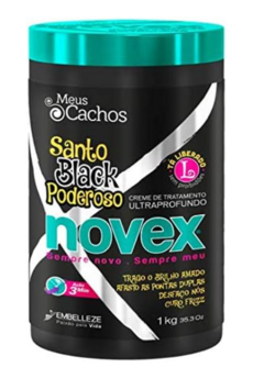 CREME HIDRATACAO NOVEX SANTO BLACK 1KG - comprar online