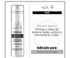 ALCOOL SPRAY VULT SEM FRAGRANCIA 100ML na internet