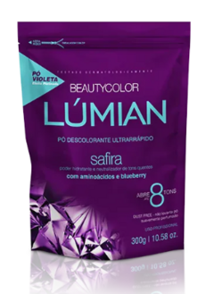 PÓ DESCOLORANTE SAFIRA BEAUTYCOLOR LÚMIAN 300g na internet