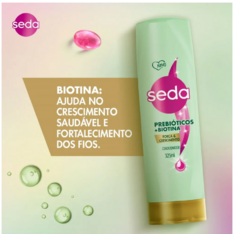 CONDICIONADOR SEDA PREBIOTICOS + BIOTINA 325ML - loja online