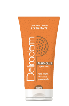 SABONETE ESFOLIANTE DELICADERM MARACUJA 180ML