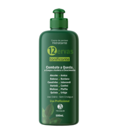 CREME PARA PENTEAR HIDRATANTE 12 ERVAS TRIHAIR 500ML 