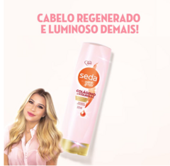 CONDICIONADOR SEDA COLAGENO E VITAMINA C 325ML - Bazar do Cabeleireiro | Produtos de Perfumaria para uso profissional e domestico. Melhor loja de perfumaria de Recife e Regiao metropolitana