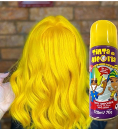 SPRAY COLOR PARA CABELO ALEGRIA AMARELO 120ML - comprar online