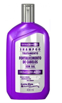  Shampoo Uso Diário 430Ml Desamarelador, Gota Dourada