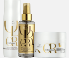 KIT WELLA SHAMPOO MASCARA E OLEO OIL REFLECTIONS - comprar online