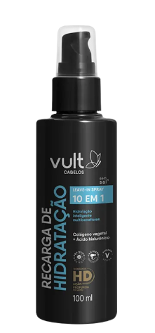 SPRAY CAPILAR VULT RECARGA HIDRATACAO 100ML 