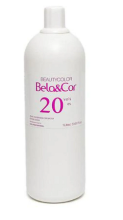  Água Oxigenada Beauty Color Bela&Cor 20 Volumes 1000ml