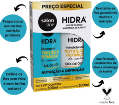 KIT SHAMPOO E CONDICIONADOR SALON LINE HIDRA NUTRICAO 300ML - comprar online