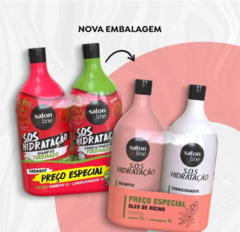 KIT SALON LINE SHAMPOO E CONDICIONADOR TURBINADA 1L - Bazar do Cabeleireiro | Produtos de Perfumaria para uso profissional e domestico. Melhor loja de perfumaria de Recife e Regiao metropolitana