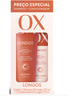 OX Longos Shampoo + Condicionador 375+170ml